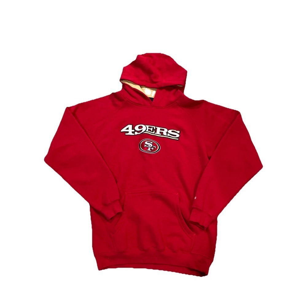 NFL Team Apparel San Francisco 49ers Hoodie L‎ Red